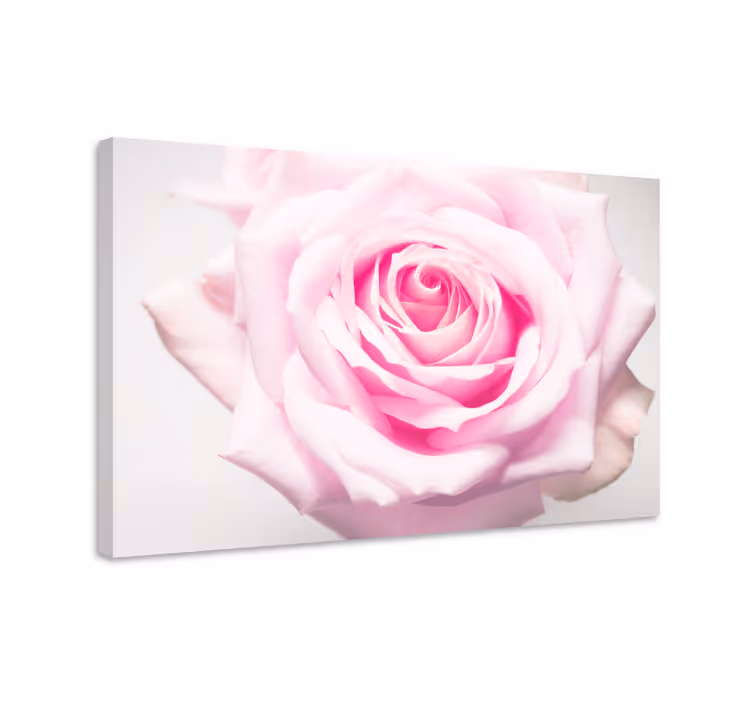 Tableau fleurs Design élégant de grande rose - TenStickers