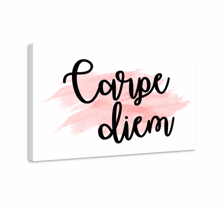 Tableau citation carpe diem inspiration - TenStickers