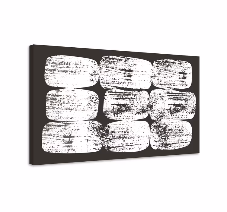 Tableau moderne Formes géométriques de style milieu du siècle - TenStickers