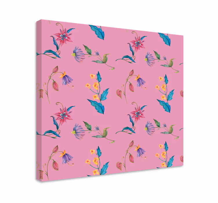 Tableau abstraite Jardin dessiné au décor éclectique - TenStickers