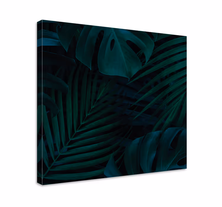 Tableau fleurs et plantes feuillage tropical luxuriant - TenStickers
