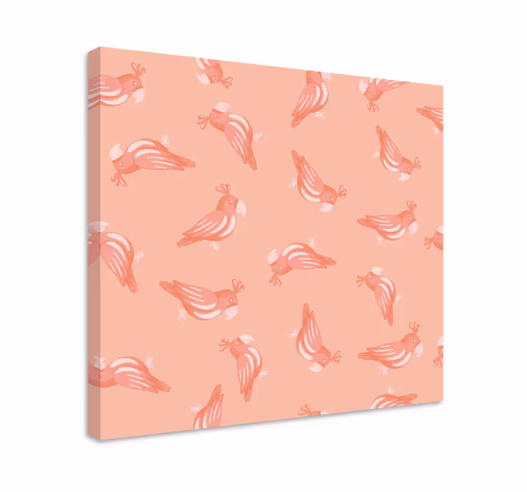 Tableau oiseaux motifs charmants - TenStickers