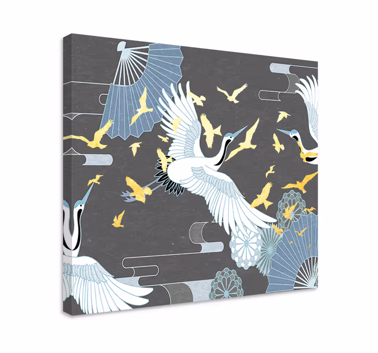 Tableau oiseaux Oiseau oriental - TenStickers