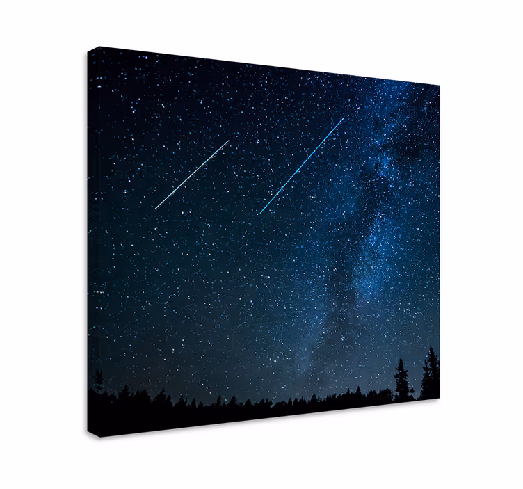 Tableau paysages ciel Étoilé du soir - TenStickers