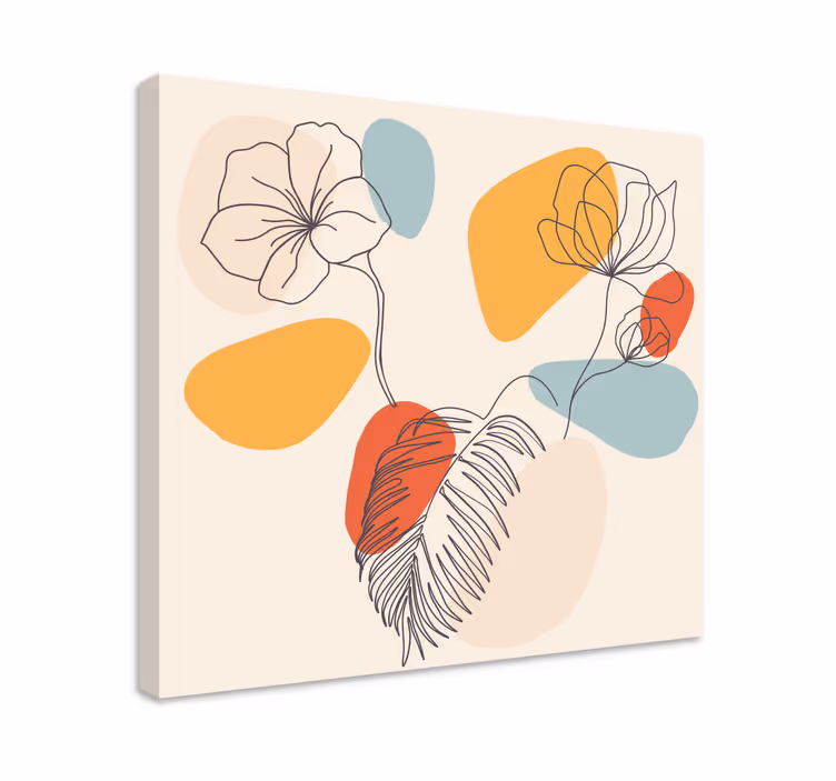 Tableau salon Botanique art mural - TenStickers