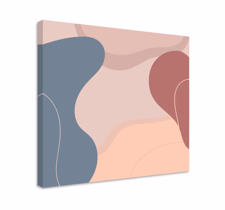 Tableau salon Couleurs douces d'art mural - TenStickers