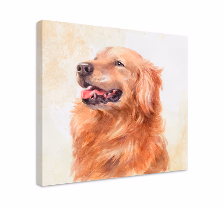 Tableau chien Chien de style aquarelle - TenStickers