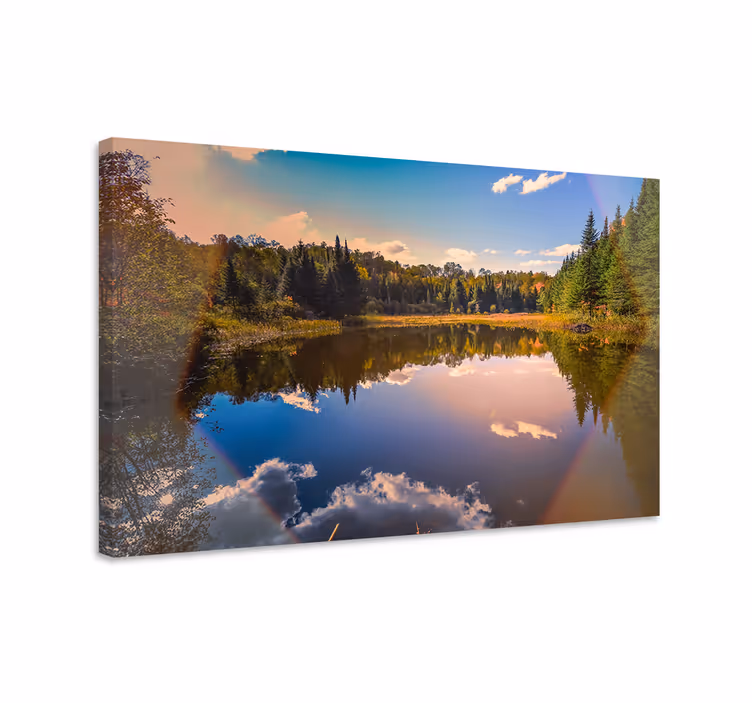 Tableau paysage Lac pendant la journée - TenStickers