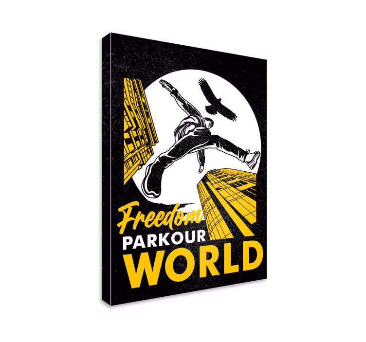 Tableau sports Monde du parkour - TenStickers