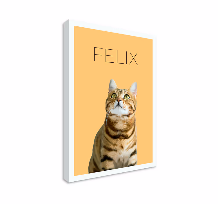 Tableau bureau portrait animalier aquarelle  - TenStickers