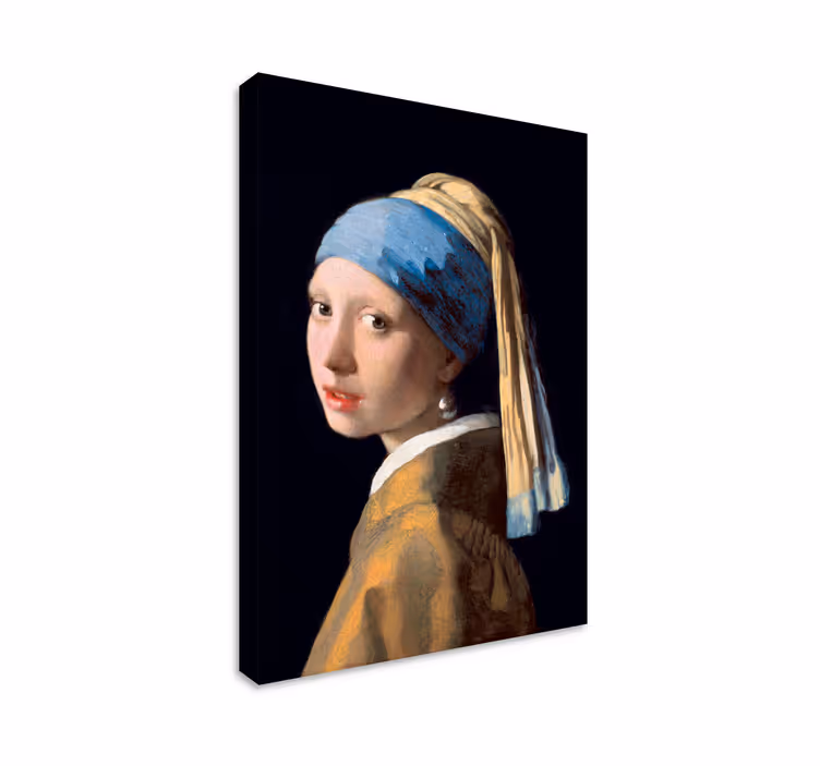 Tableau art La jeune fille à la perle - TenStickers