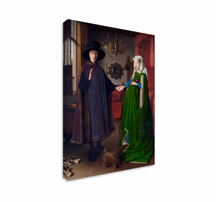 Tableau art Les Époux Arnolfini - TenStickers