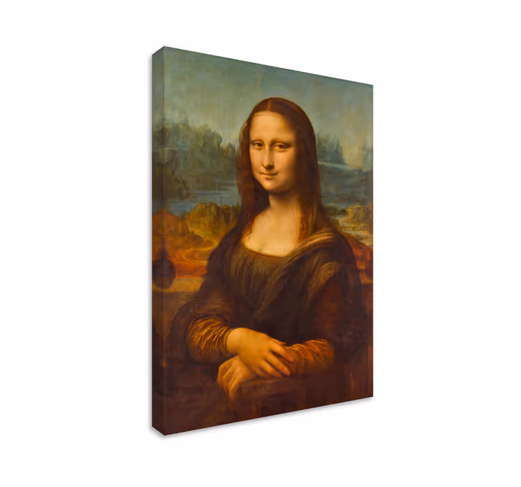 Tableau art La Joconde de Leonardo da Vinci - TenStickers