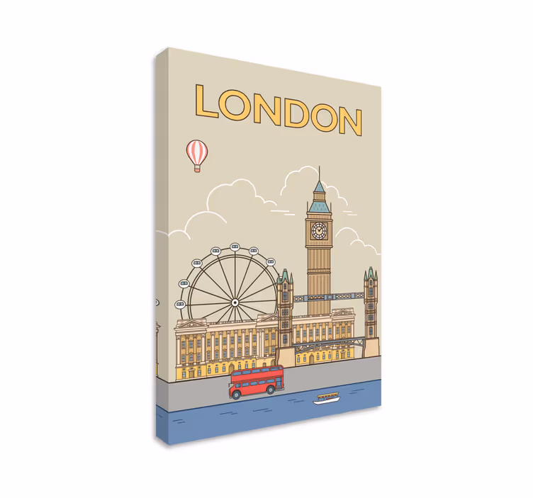 Tableau thème ville de Londres - TenStickers