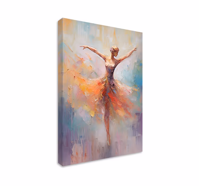 Tableau art danseuse de ballet - TenStickers