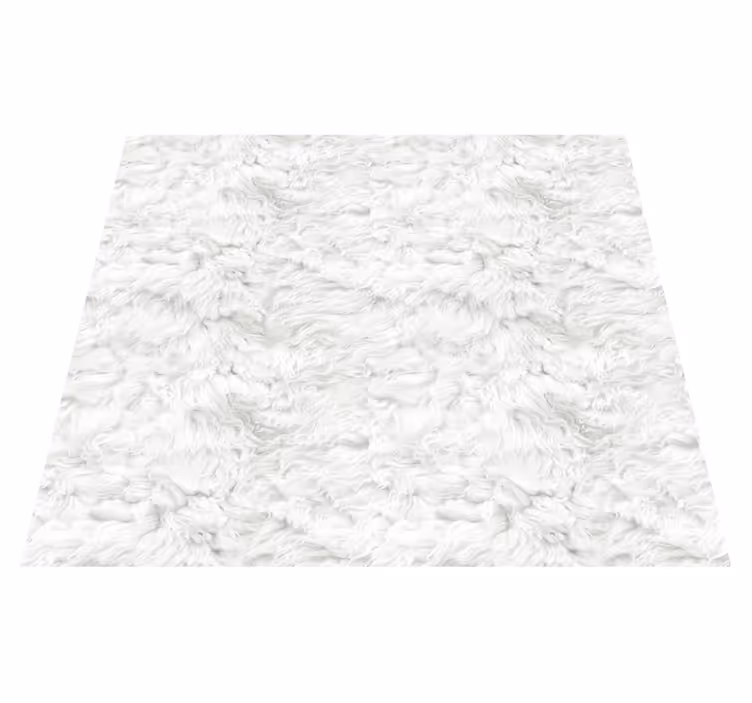 Tapis vinyle blanc texture douce - TenStickers