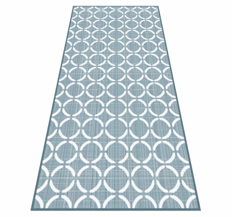 Tapis vinyle cuisine vert à l'ancienne - TenStickers