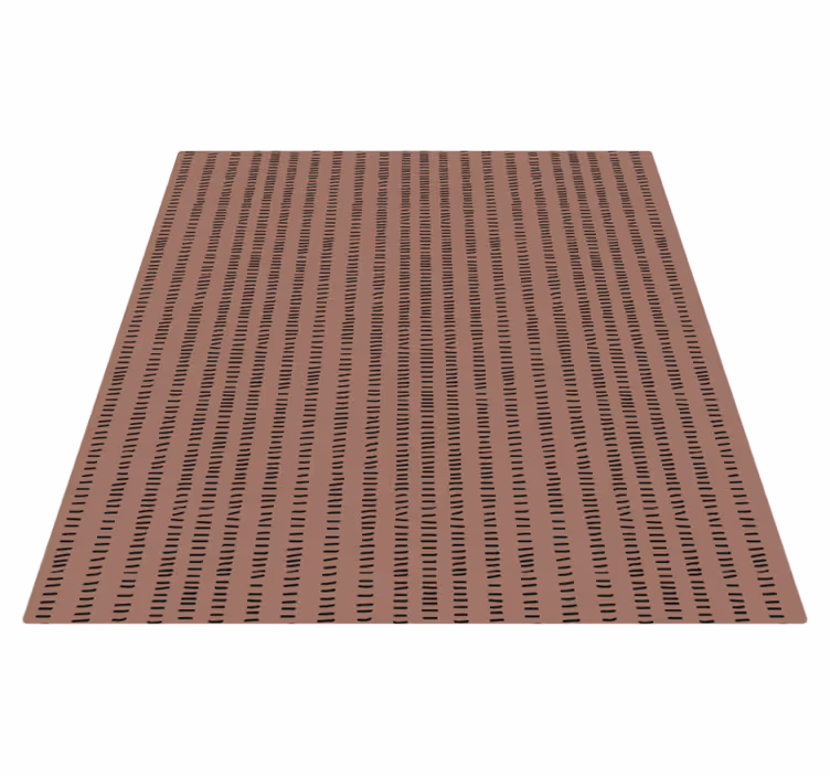 Tapis vinyle extérieur conception de lignes pointillées - TenStickers