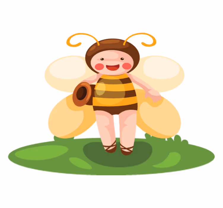 Tapis vinyle animal abeille personnalisée - TenStickers