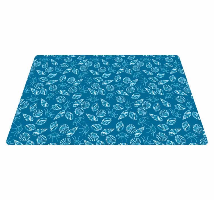 Tapis vinyle animal animaux de coquillage - TenStickers