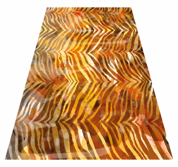 Tapis vinyle animal zebra texture aquarelle - TenStickers