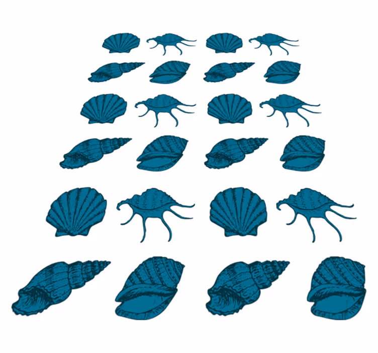 Tapis vinyle animal coquillages et animaux - TenStickers