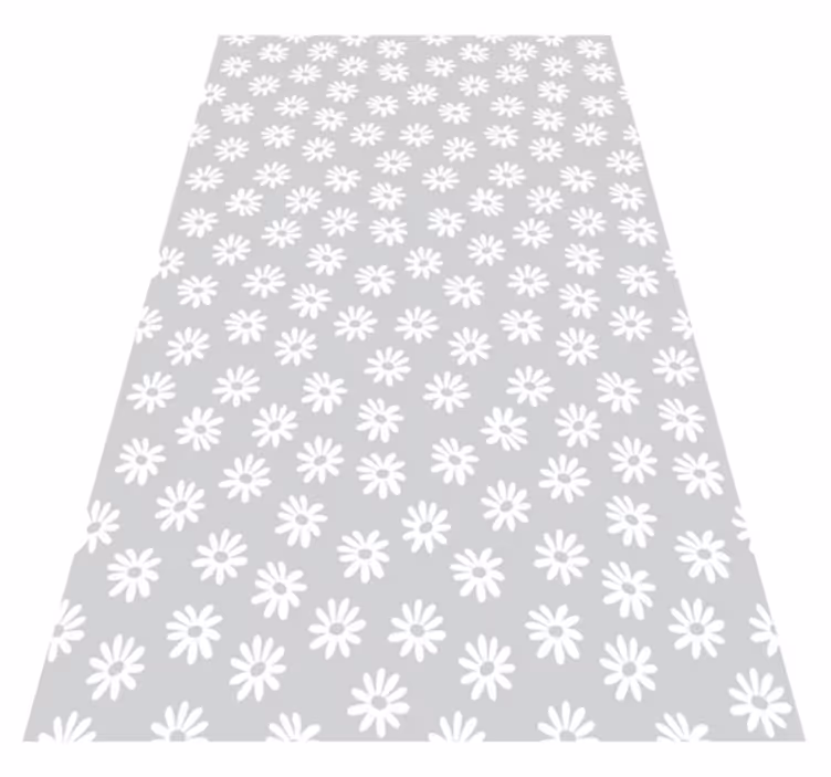 Tapis vinyle fleurs et plantes fenêtre florale - TenStickers