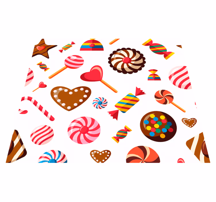 Tapis vinyle cuisine mosaïque douce - TenStickers