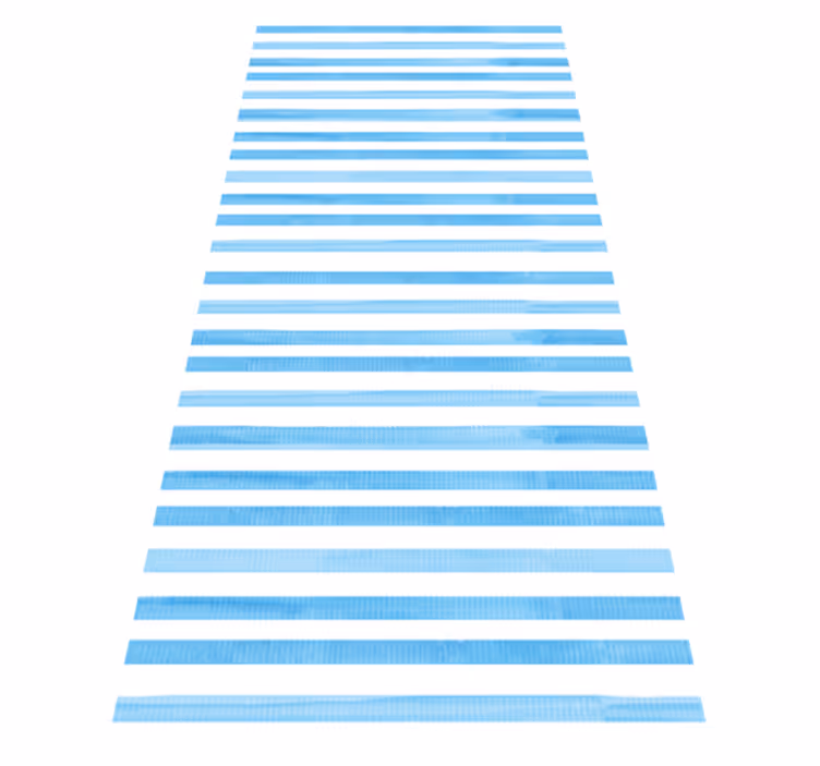 Tapis vinyle cuisine à carreaux texturés bleu et blanc - TenStickers