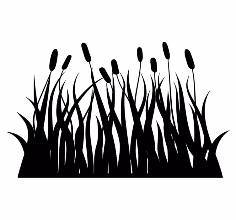 Tapis vinyle salle de bain juncos monochrome - TenStickers
