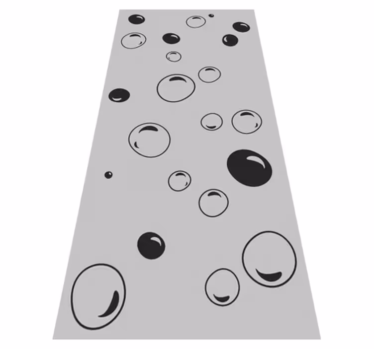 Tapis vinyle salle de bain bulles de douche - TenStickers