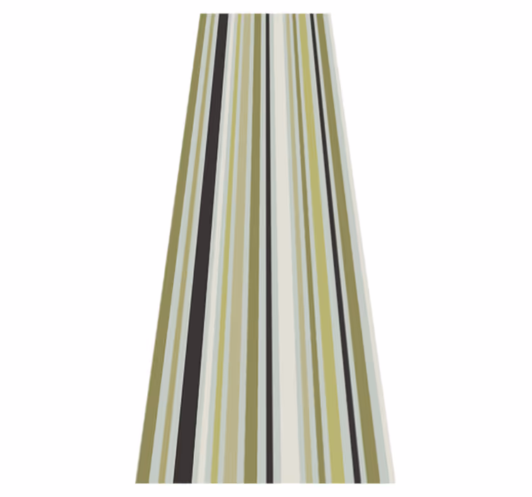 Tapis vinyle chambre motifs géométriques verts - TenStickers