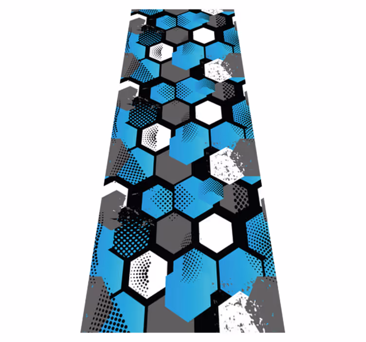 Tapis vinyle chambre fond de football dégradé abstrait - TenStickers