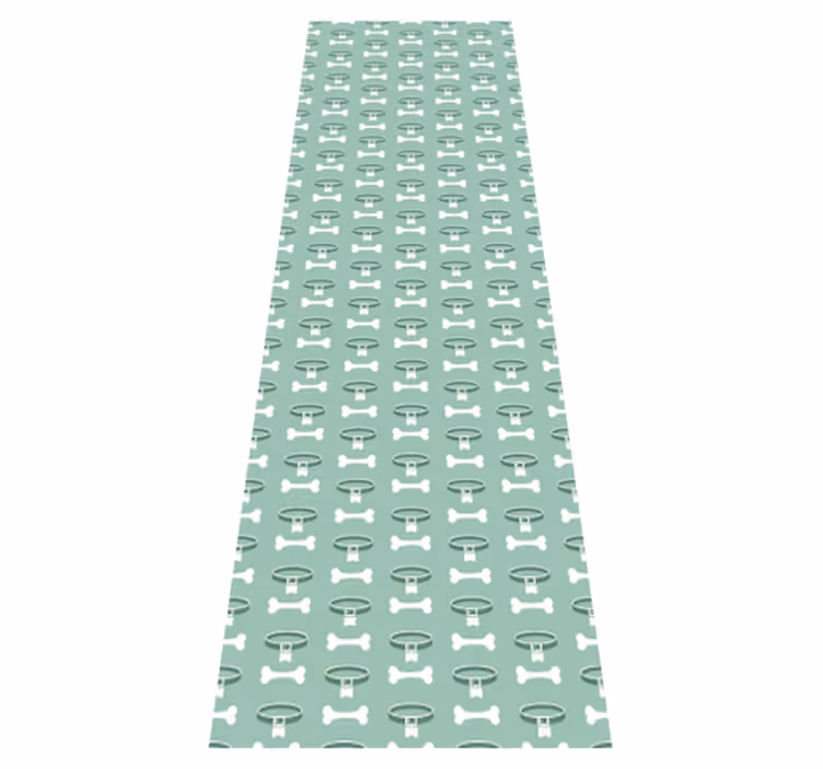 Tapis vinyle chambre motif de chien éclatant - TenStickers