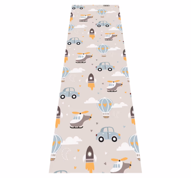 Tapis vinyle chambre illustration design mignon enfant - TenStickers