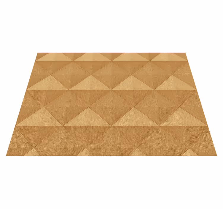 Tapis vinyle chambre 3d doré - TenStickers