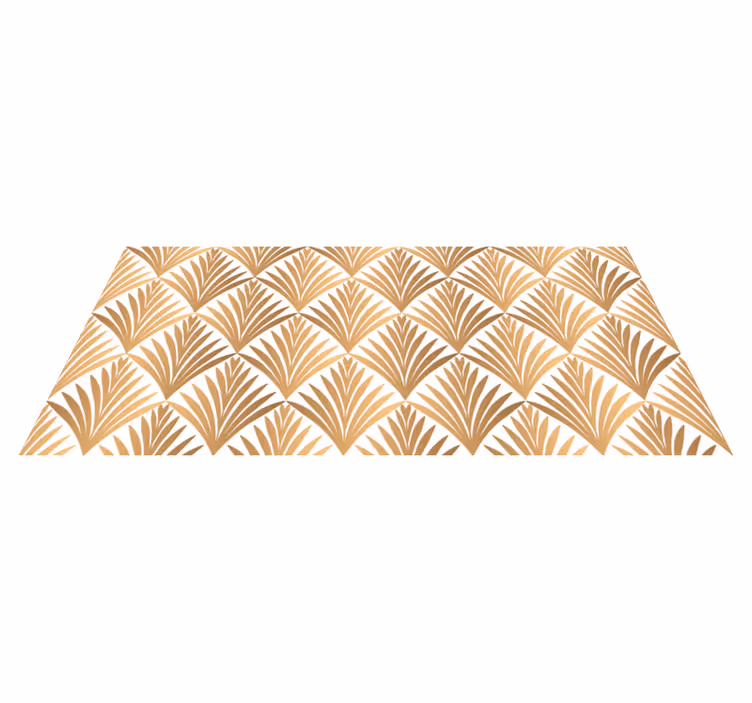 Tapis vinyle géométrique motif géométrique - TenStickers