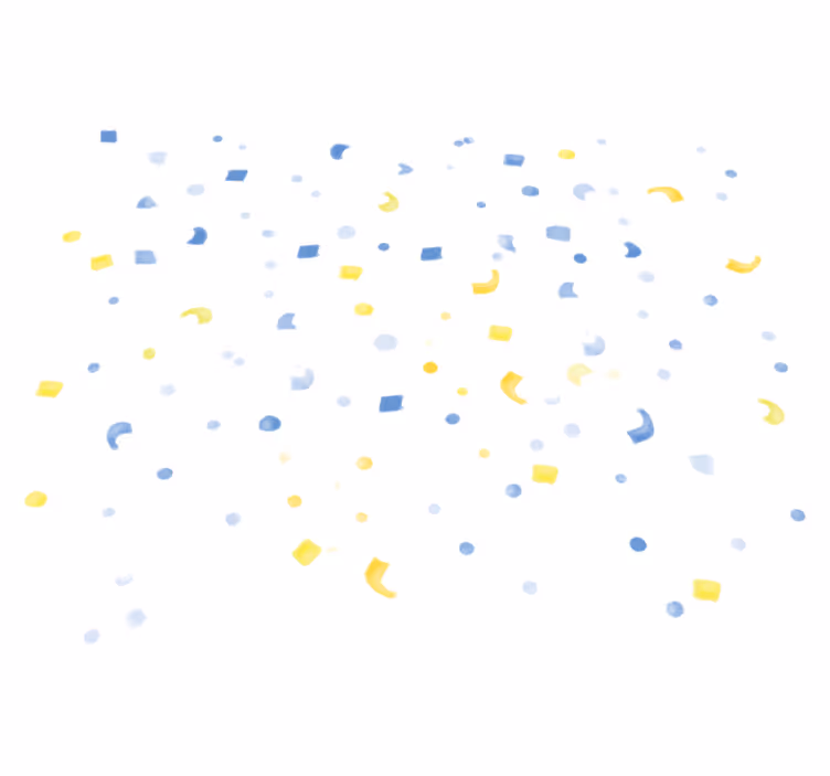 Tapis vinyle géométrique confettis aquarelle - TenStickers