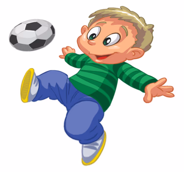 Tapis vinyle jeux enfant en pleine action - TenStickers