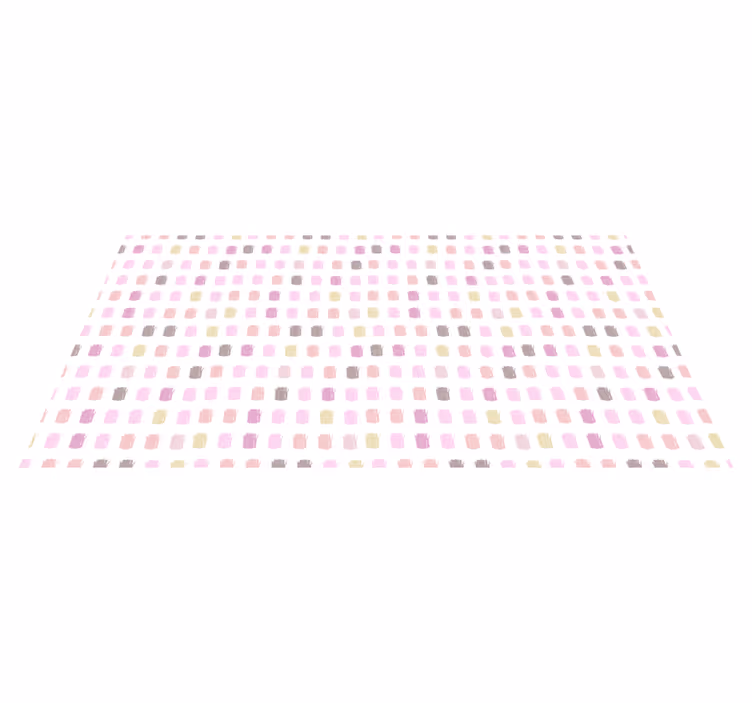 Tapis vinyle pour enfants en nuances de rose - TenStickers