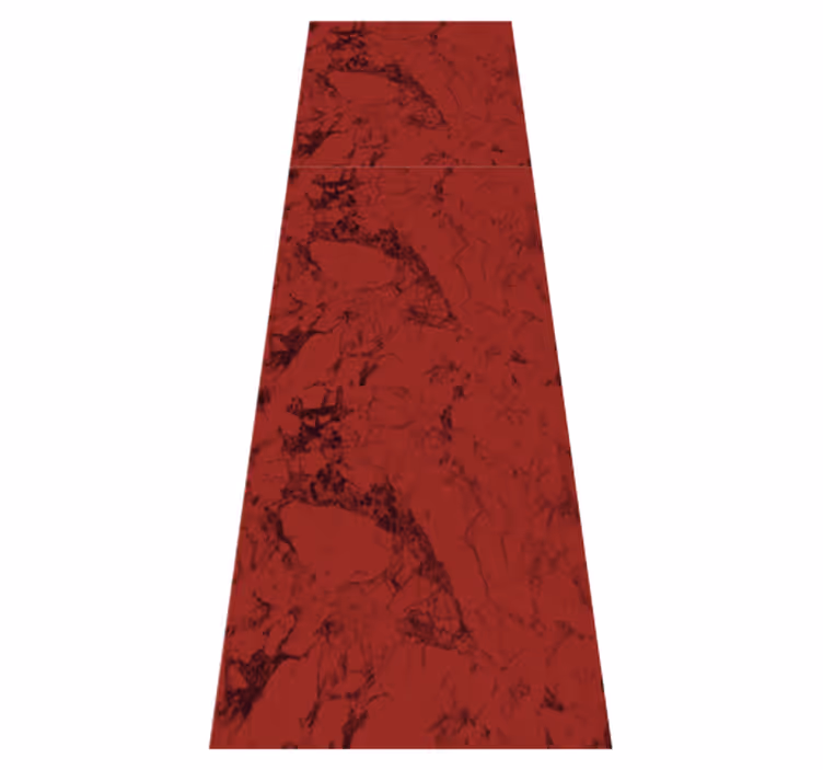 Tapis vinyle salle de bain fond marbre rouge foncé - TenStickers