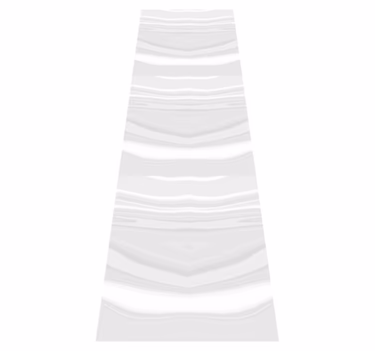 Tapis vinyle salle de bain effet marbre blanc - TenStickers