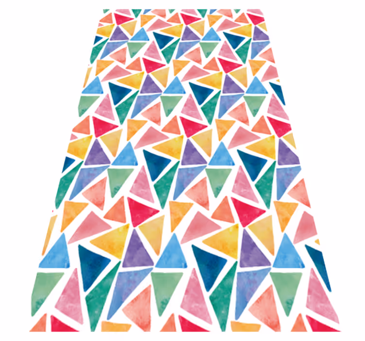Tapis vinyle cuisine géométrique pour armoires - TenStickers