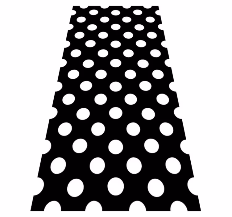 Tapis vinyle cuisine motif pois - TenStickers