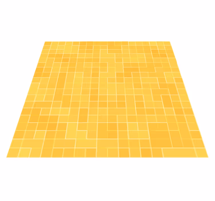 Tapis vinyle cuisine mosaïque dorée détaillée - TenStickers