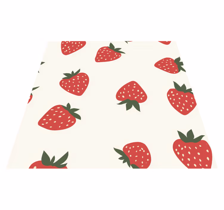 Tapis vinyle cuisine design fruits cerise - TenStickers