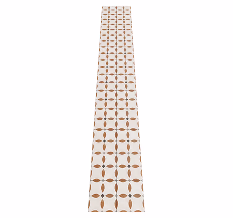 Tapis vinyle cuisine carreaux de style romain - TenStickers