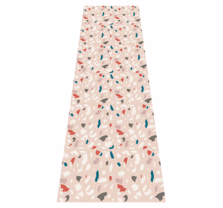 Tapis vinyle chambre effet terrazzo - TenStickers