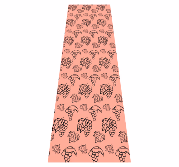 Tapis vinyle chambre design raisins roses africains - TenStickers