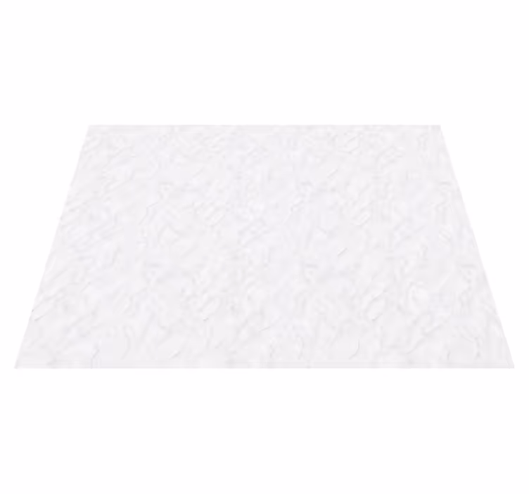 Tapis vinyle chambre design marbre blanc et gris - TenStickers